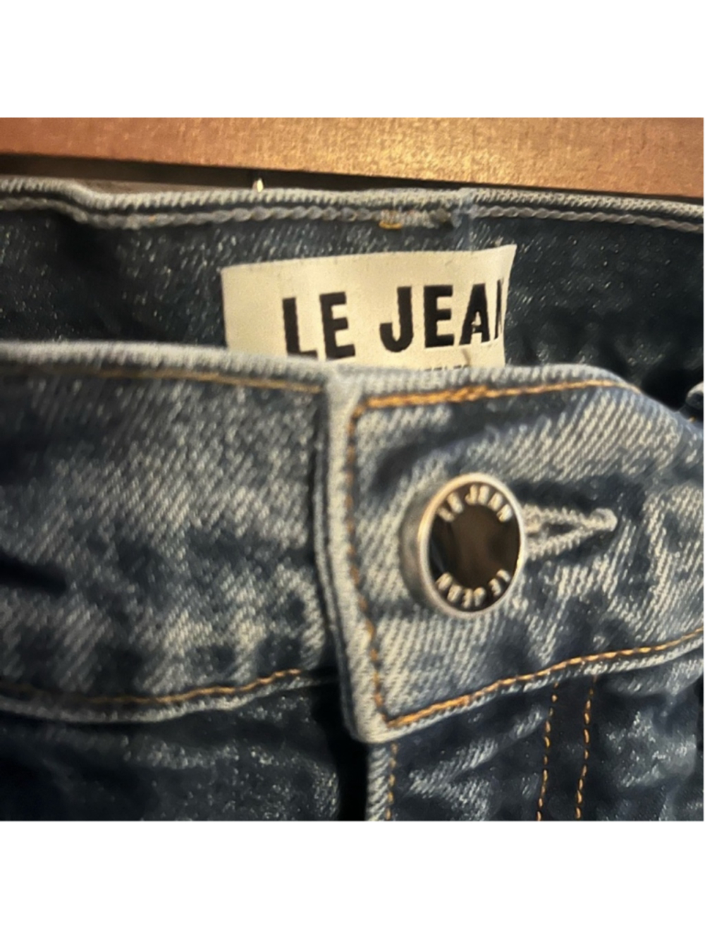 🍀FRAME Le Jean High Rise Mia Relaxed Straight Jean Size 27 - Picture 4 of 12